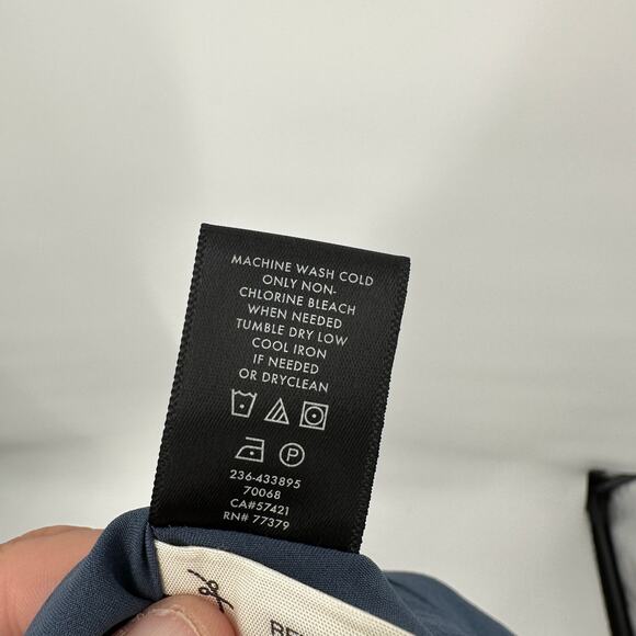 ANN TAYLOR Blue Swing Skirt with Lace Hem // 10 - Picture 10 of 11